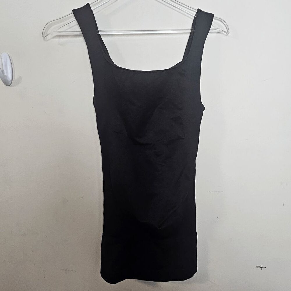 Blanqi Everyday Maternity Belly Support Tank Mini Dress Women's Black Size Mediu